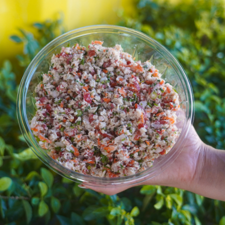 1/2 kilo de ceviche de pescado de la casa