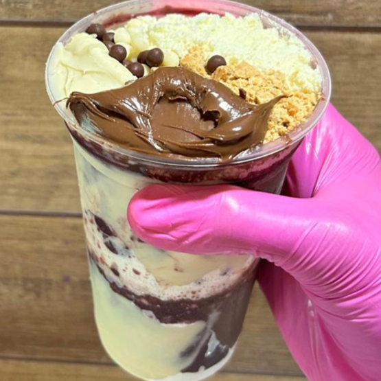 Delicioso Açai em Camadas.