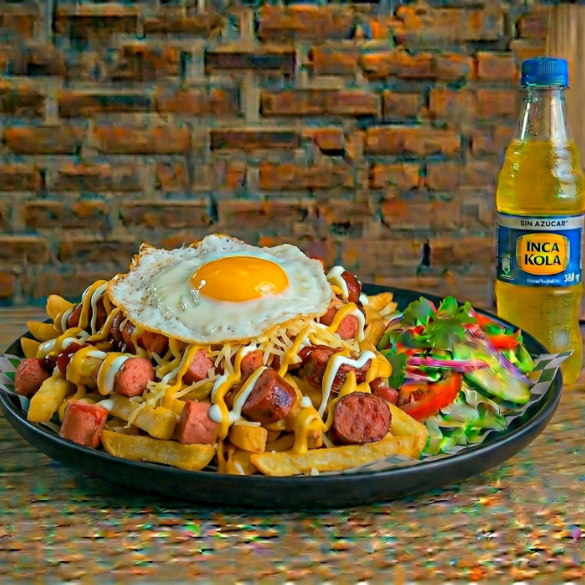Salchipapa Royal