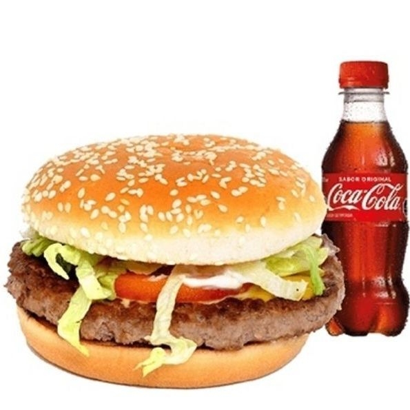 Hamburguesas Mediana y refresco de 400 mil