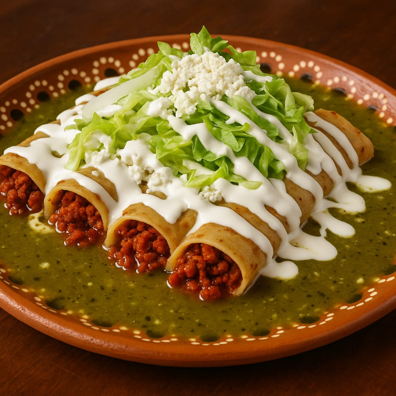 Enchiladas de Chorizo