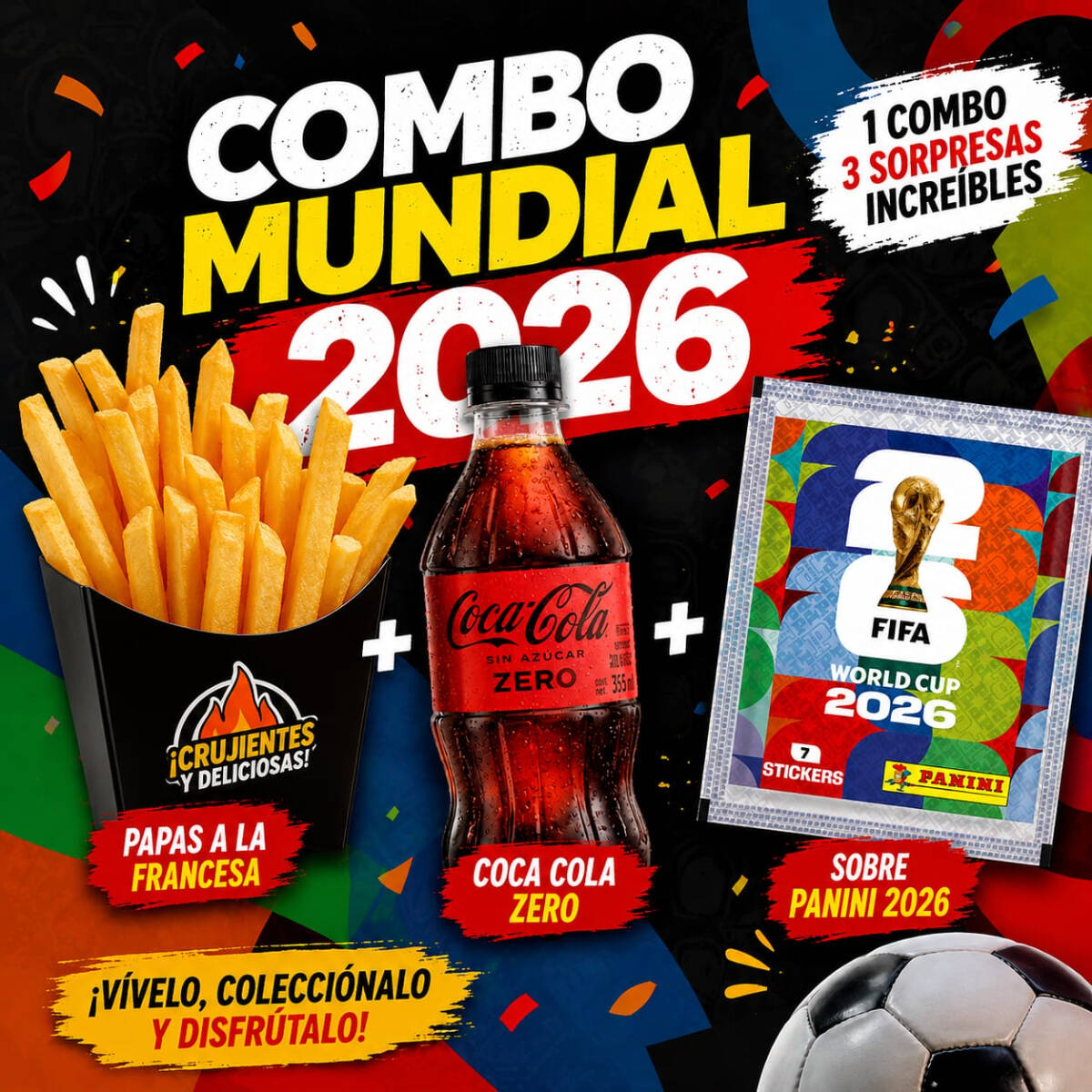 Combo Panini Mundial 2026 2