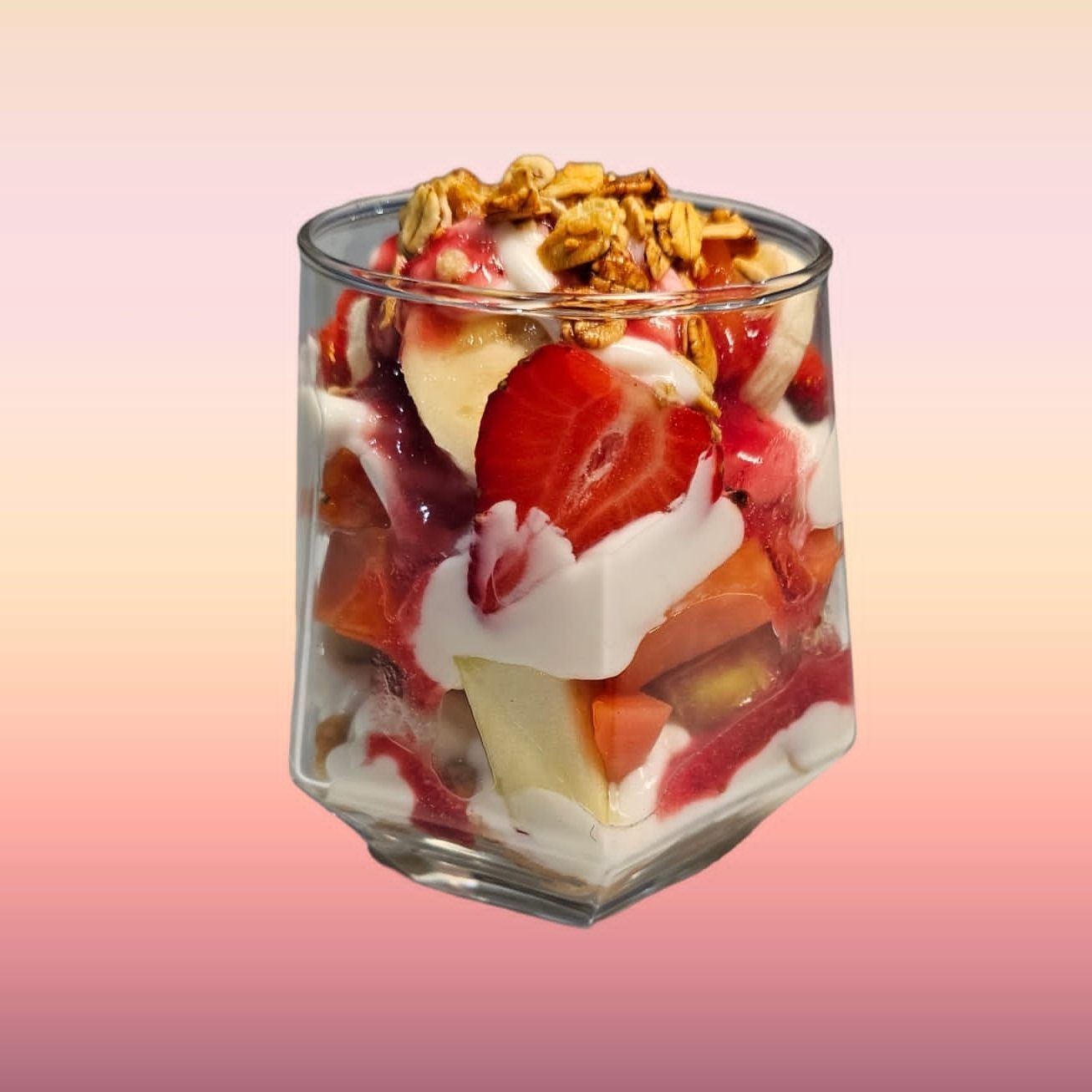 Fruta con Yogurt 🍎🍌🍯