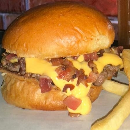 My Chicken Burger+PAPAS