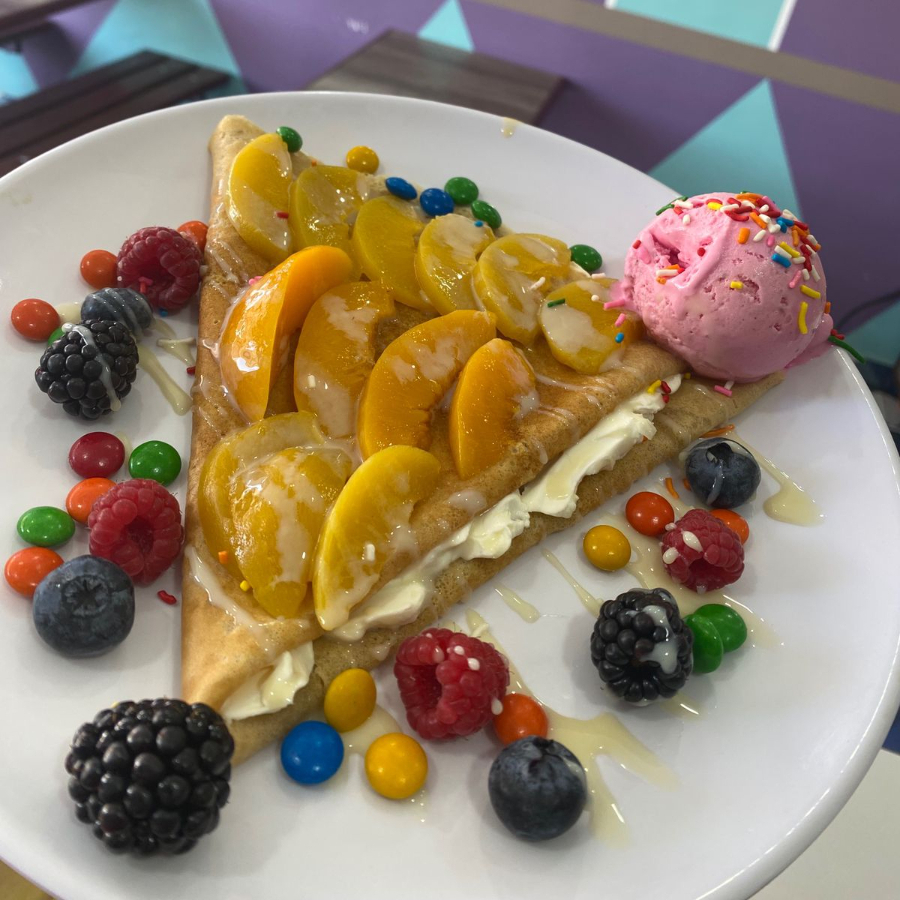Arma Tu Crepa Dulce Con Helado