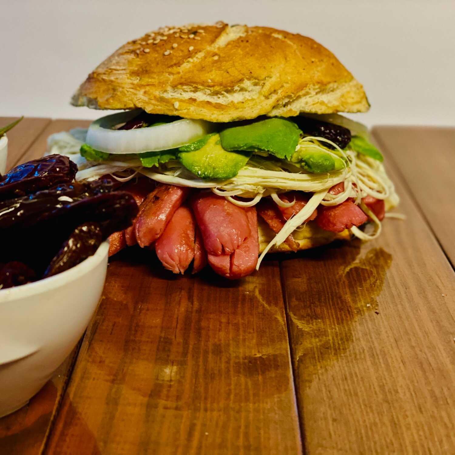 Cemita de Salchicha