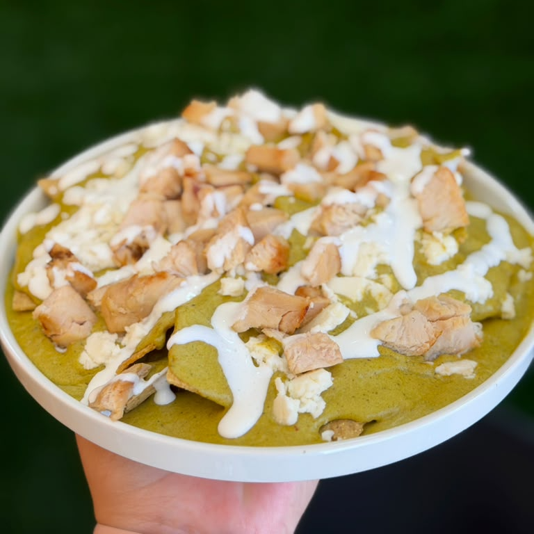 Chilaquiles Salsa Poblana