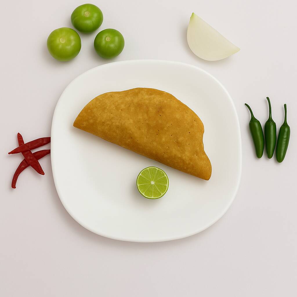 Taco Tradicional Blandito con Bistec y Queso