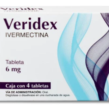 Veridex (Ivermectina) 6 Mg Caja con 4 Tabletas