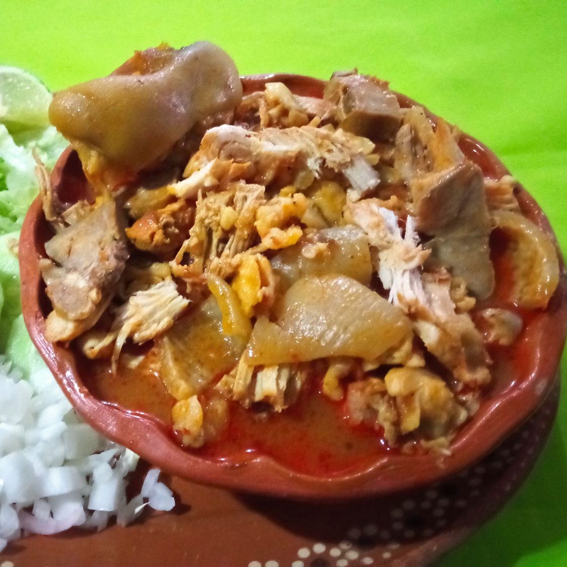 Pozole Grande 1 Litro de Pierna