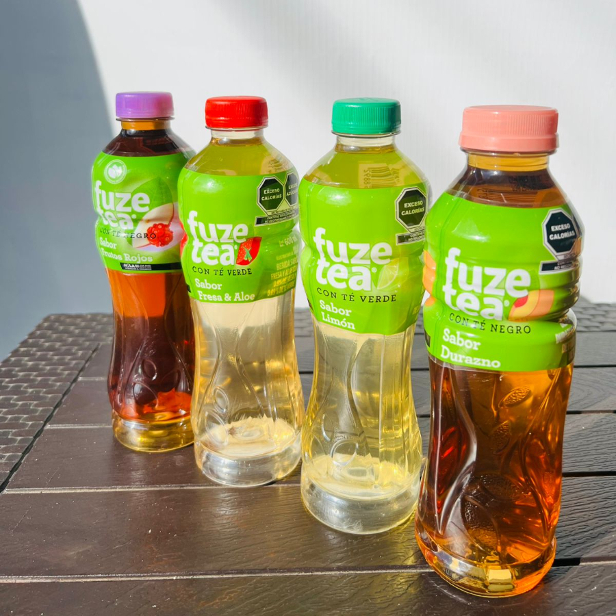 fuze tea té 600 ml sabor varea en existencia