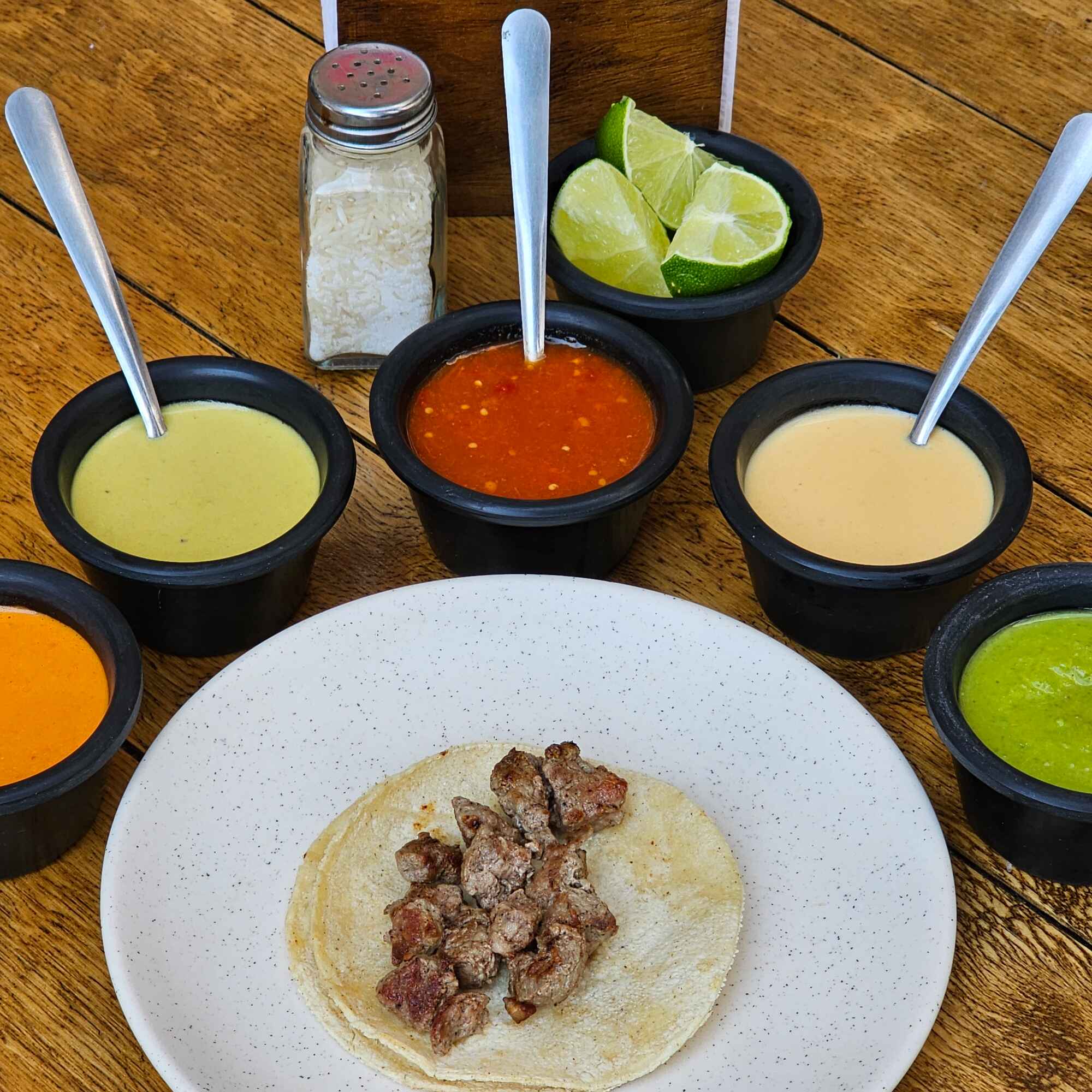 Taco de Arrachera 1 Pieza