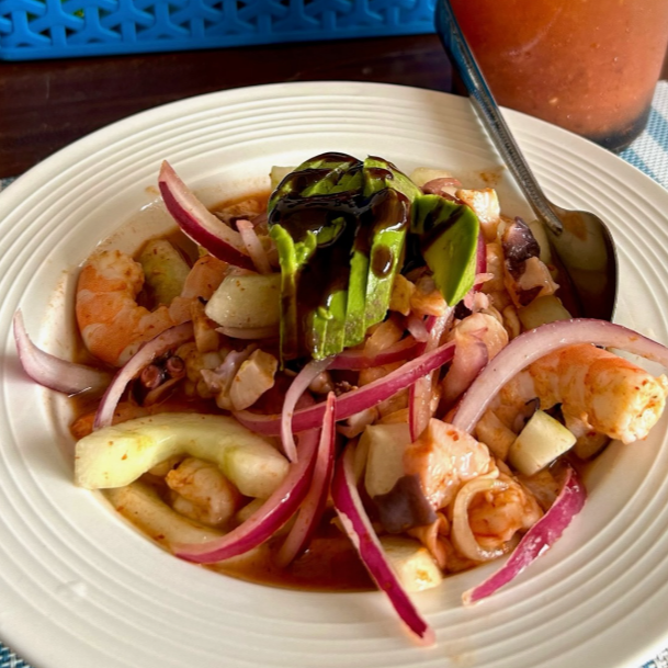 Aguachile de Camarón Cocido