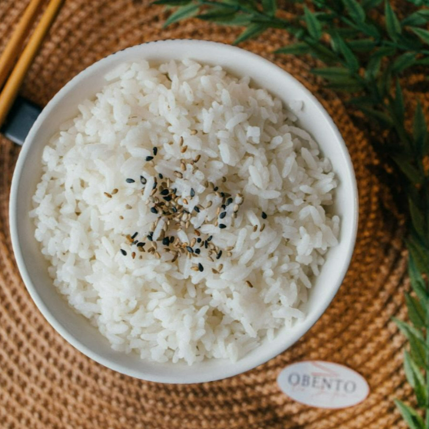 Arroz gohan japonês.