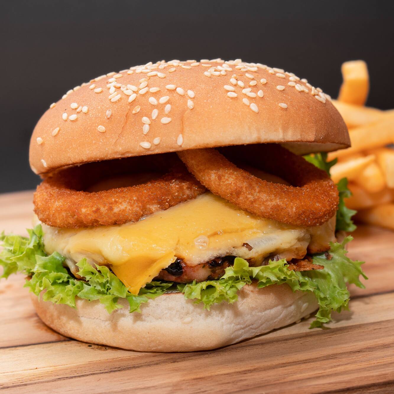 Hamburguesa Vaquera + Papas a la Francesa