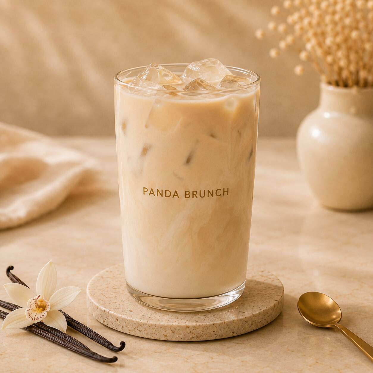 Vainilla Iced Latte 16 oz