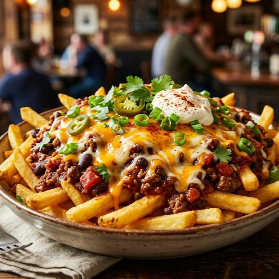 Papas a la Francesa con Chili