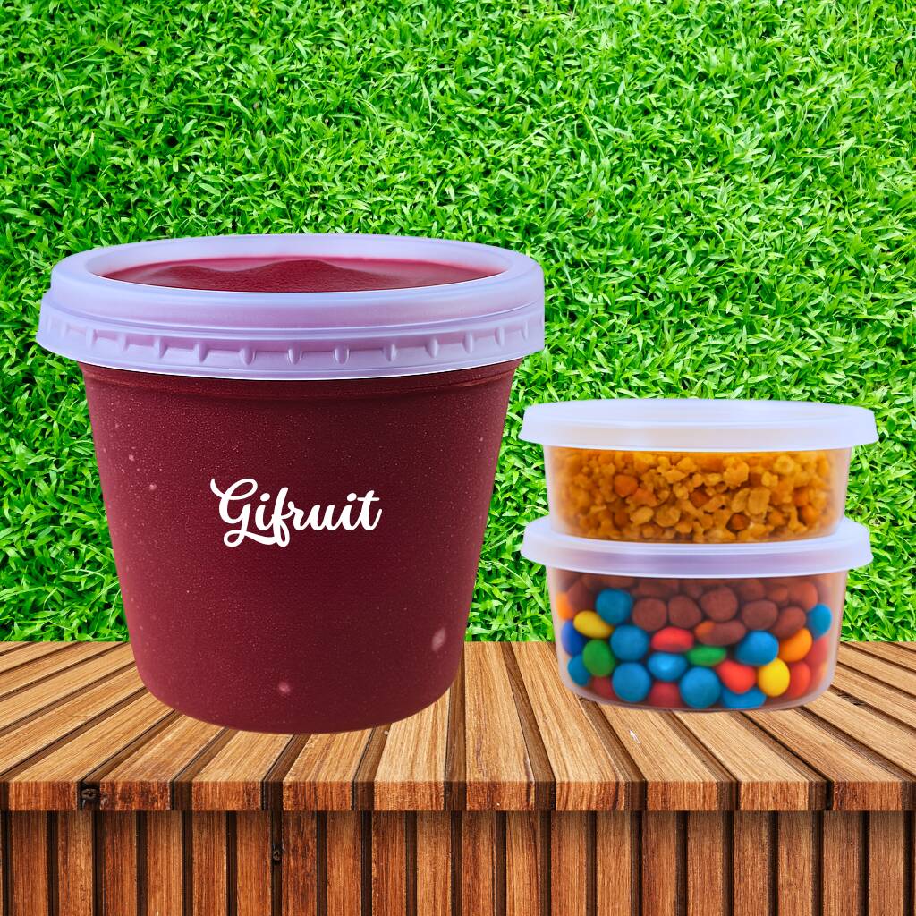 Acompanhamentos separados do pote