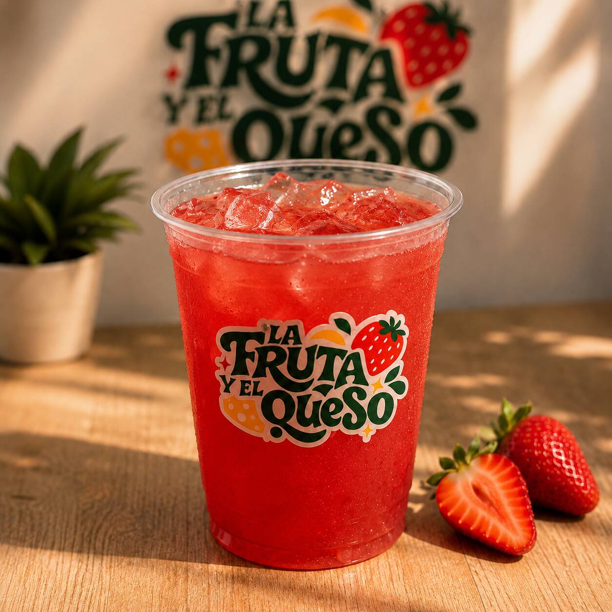 Agua Fresca de Fresa
