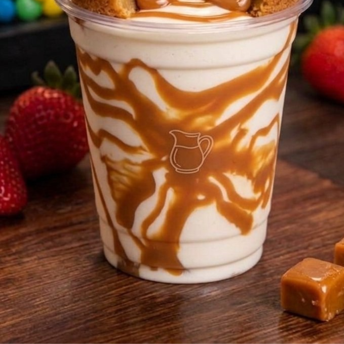 Fresas con Crema y Cajeta Chica