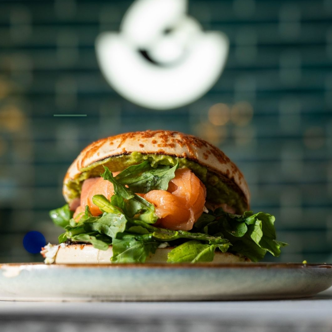Bagel de Salmón Ahumado