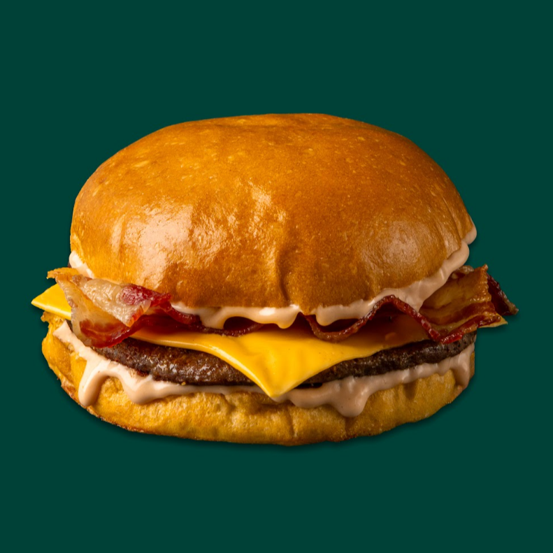 Hamburguesa con Queso y Tocino