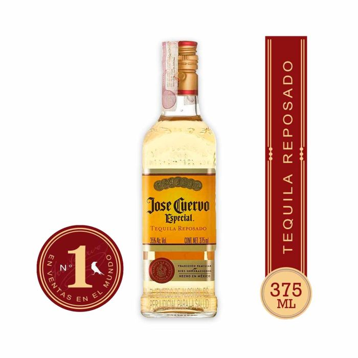 Tequila Jose Cuervo reposado Media 375ml