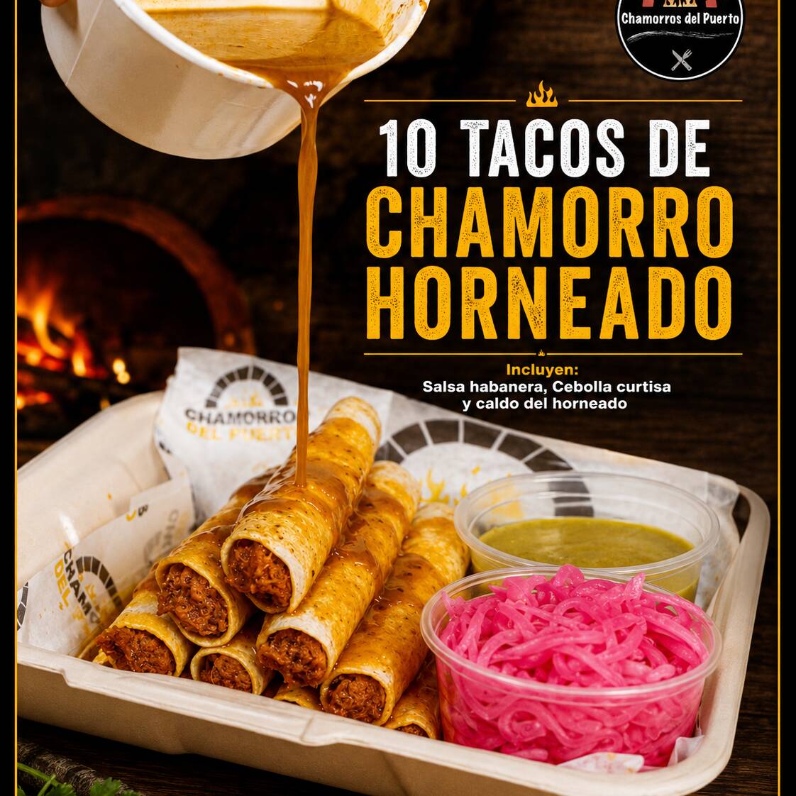 10 Tacos de Chamorro
