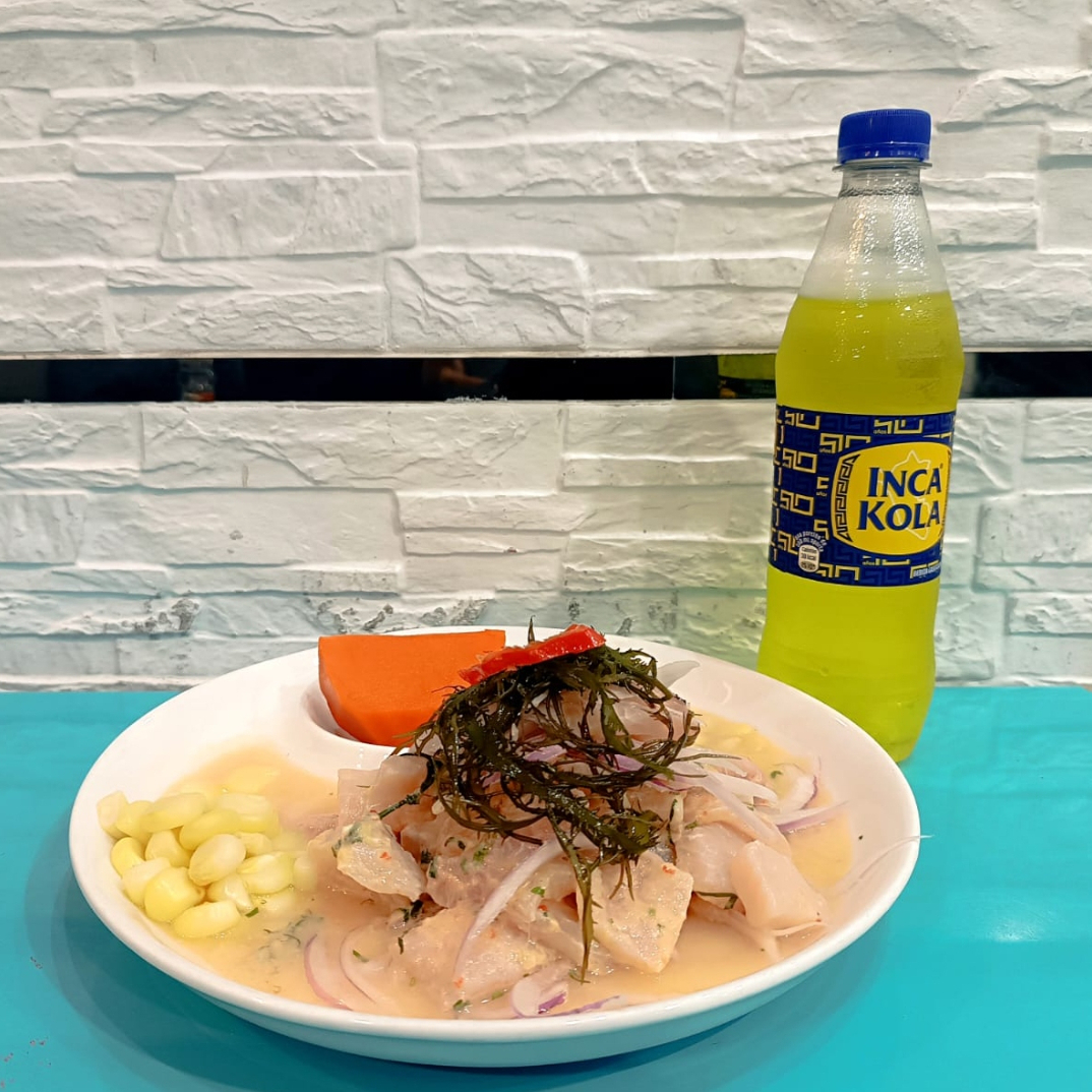 Ceviche de Pescado + Bebida