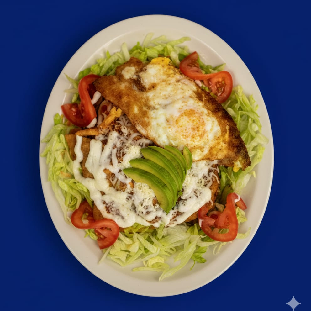 Chilaquiles o Enchiladas con Huevo