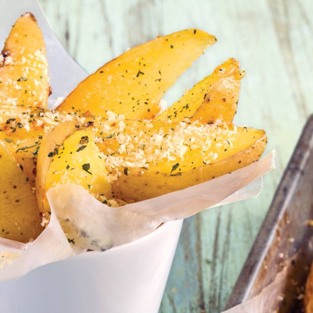 Papas Gajo con Queso Parmesano