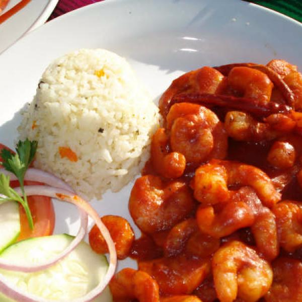 Camarones a la Diabla