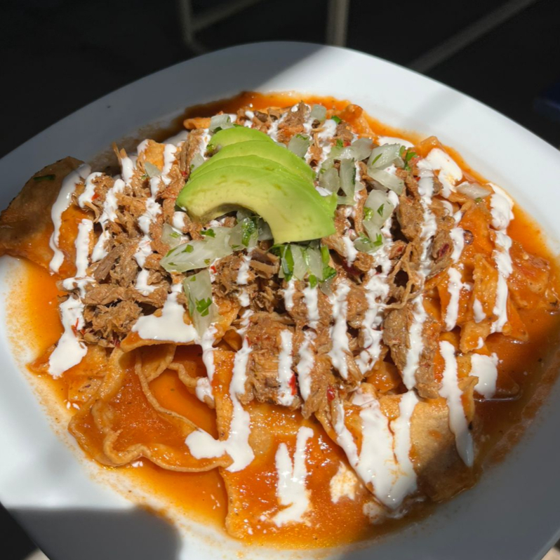 Chilaquiles con Birria