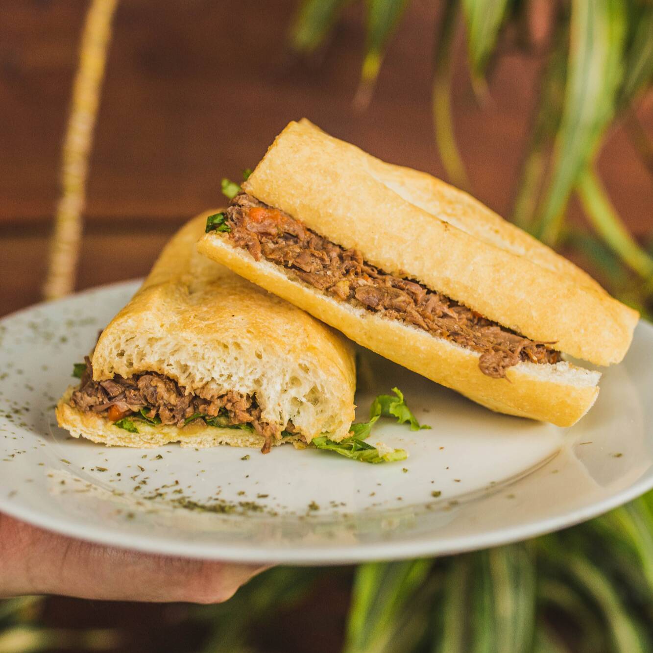 Sándwiches de Carne Mechada
