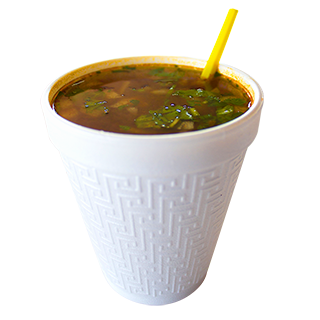 CONSOME SIN CARNE VASO CHICO 6 ONZAS!