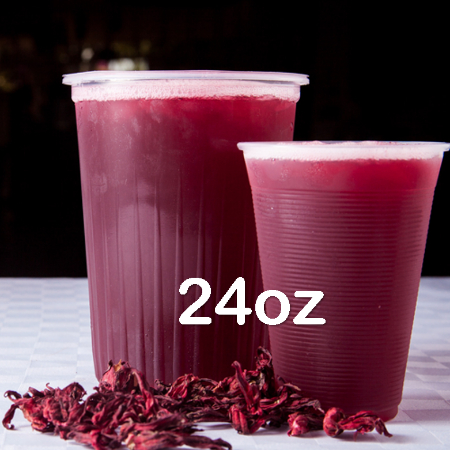 Agua Fresca de Jamaica (Medio Litro)