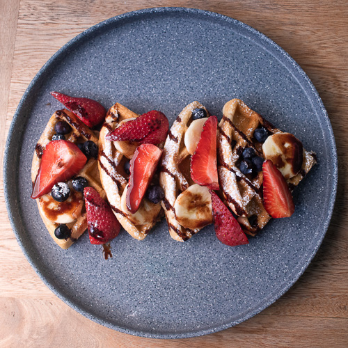 WAFFLE FRUTOS ROJOS