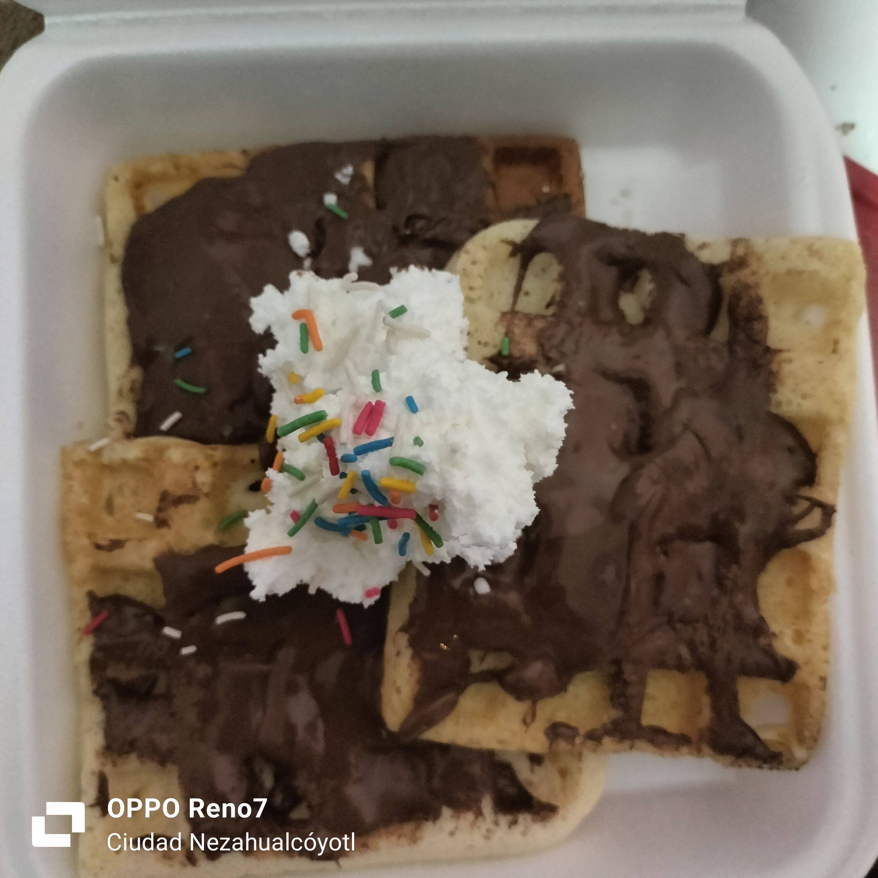 Waffles de Nutella