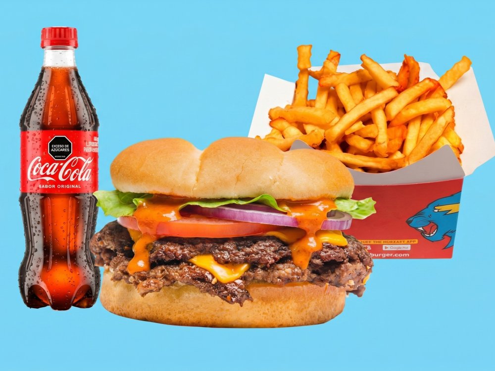 Habanero Beast Burger Combo (Picante)