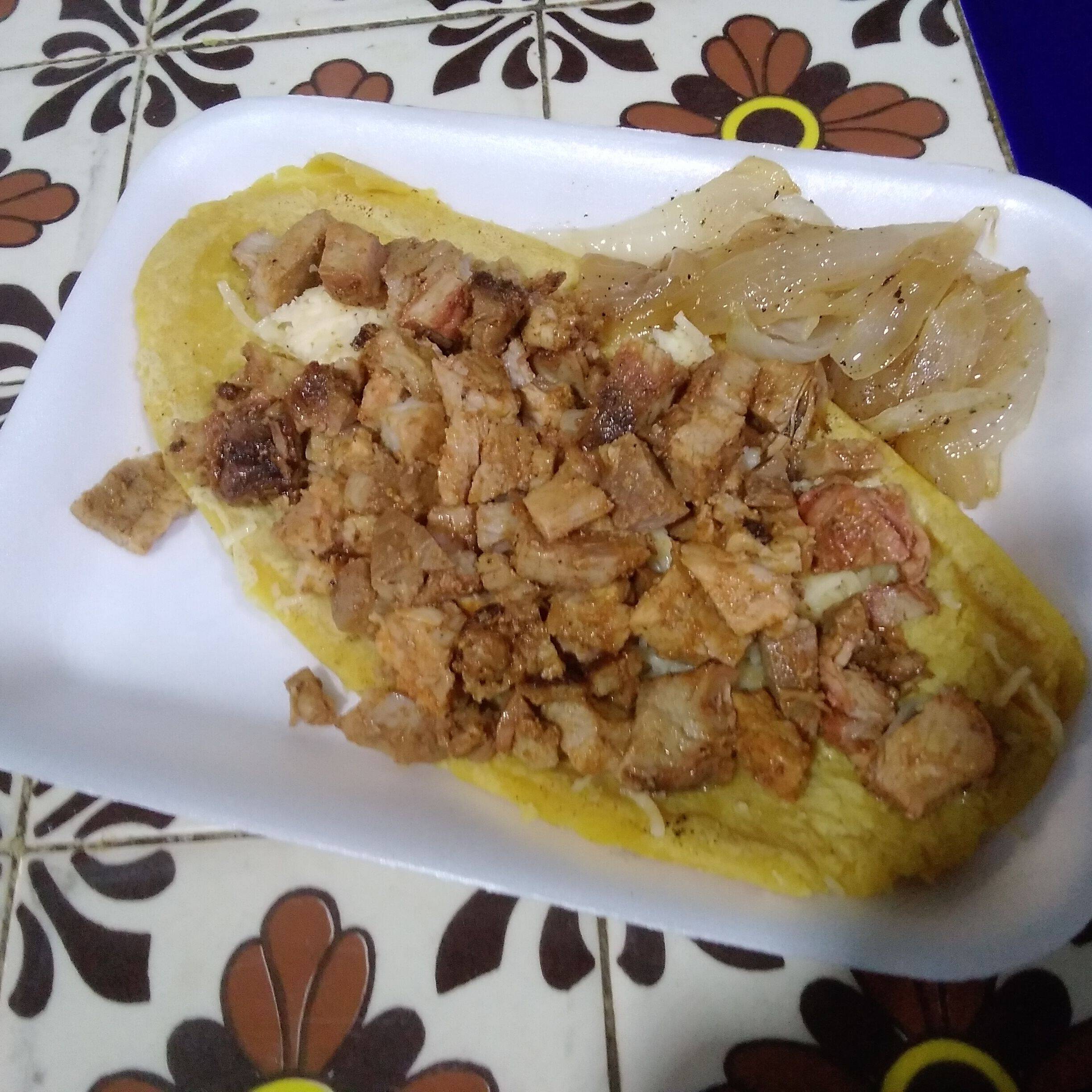 Huarache de maiz