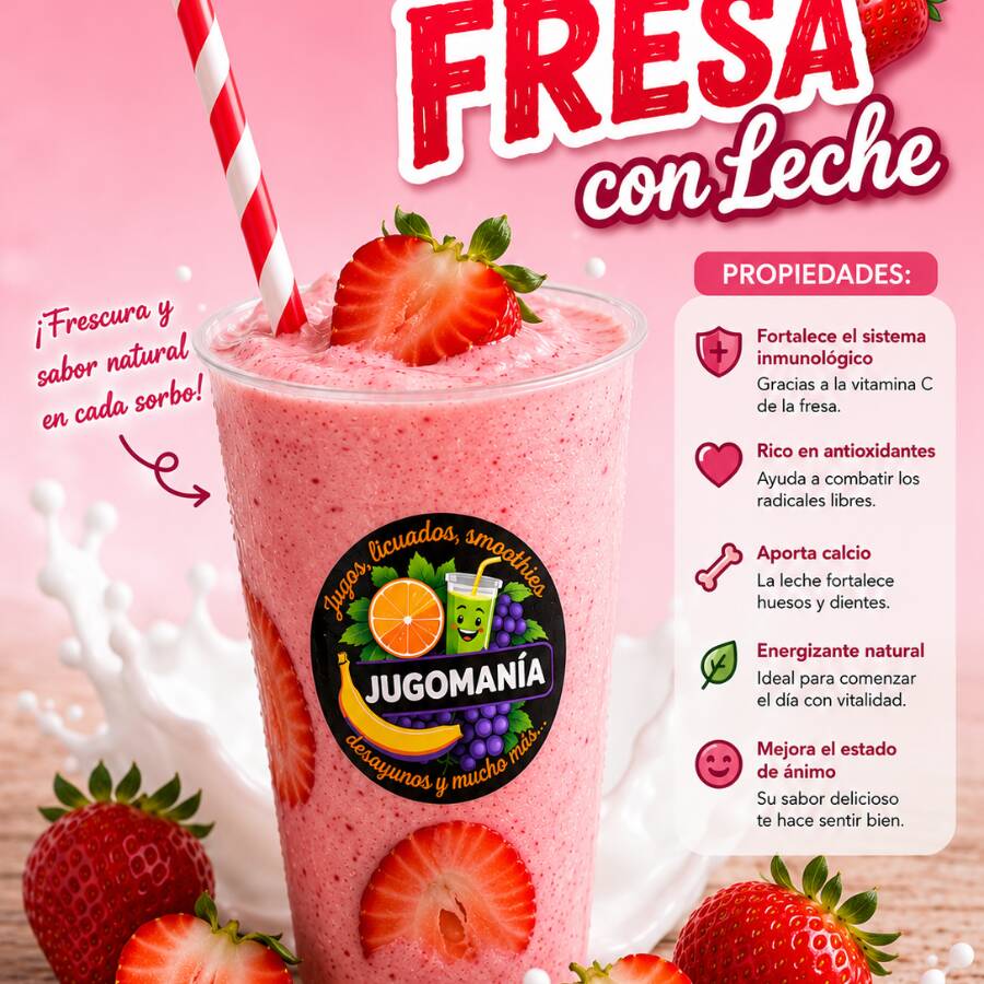 Licuado de Fresa