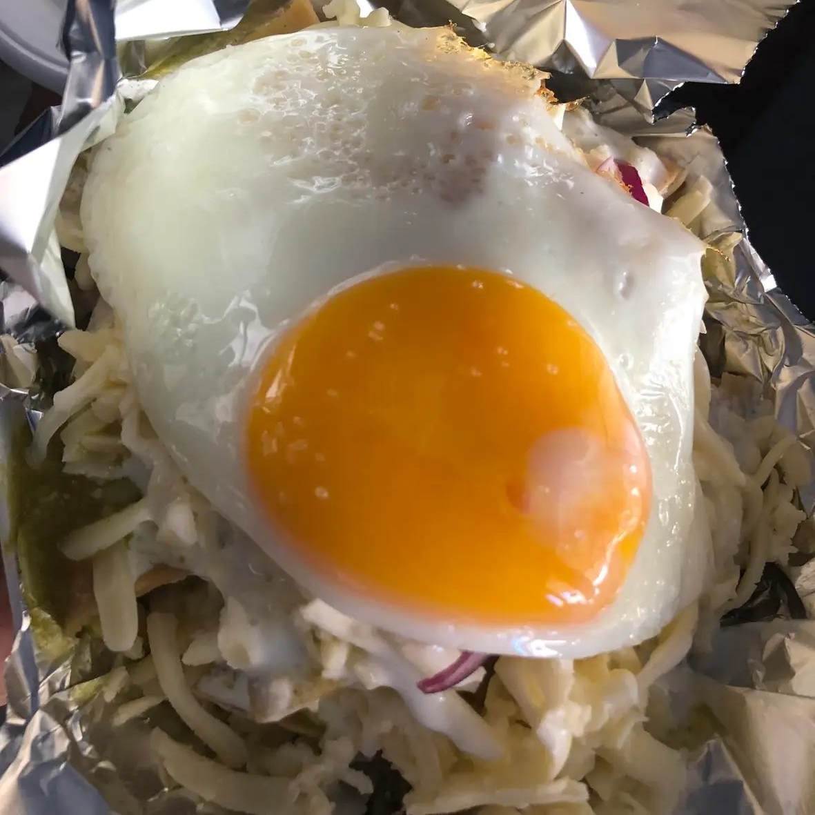 Chilaquiles con Huevo Chicos