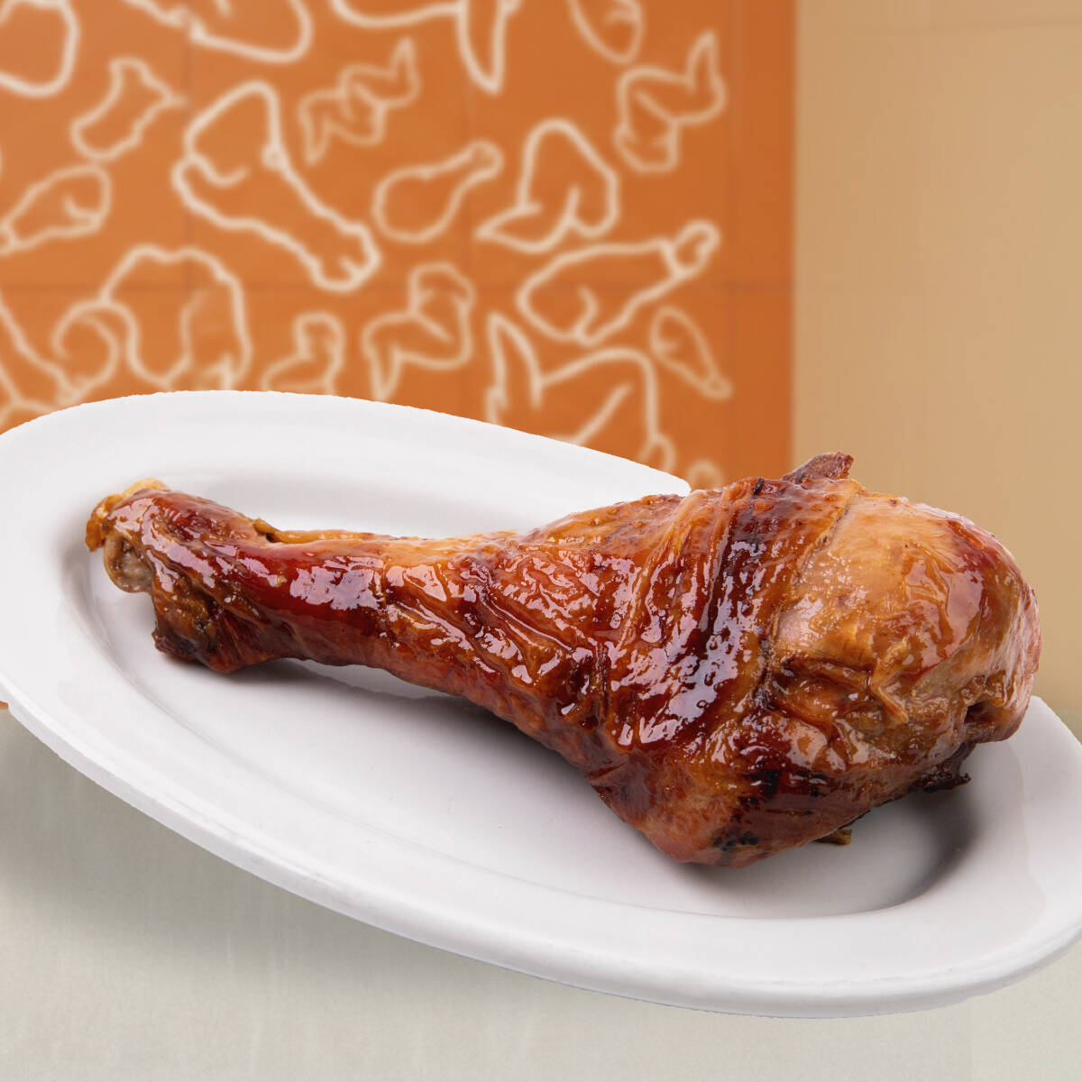 Pierna de Pavo rostizada