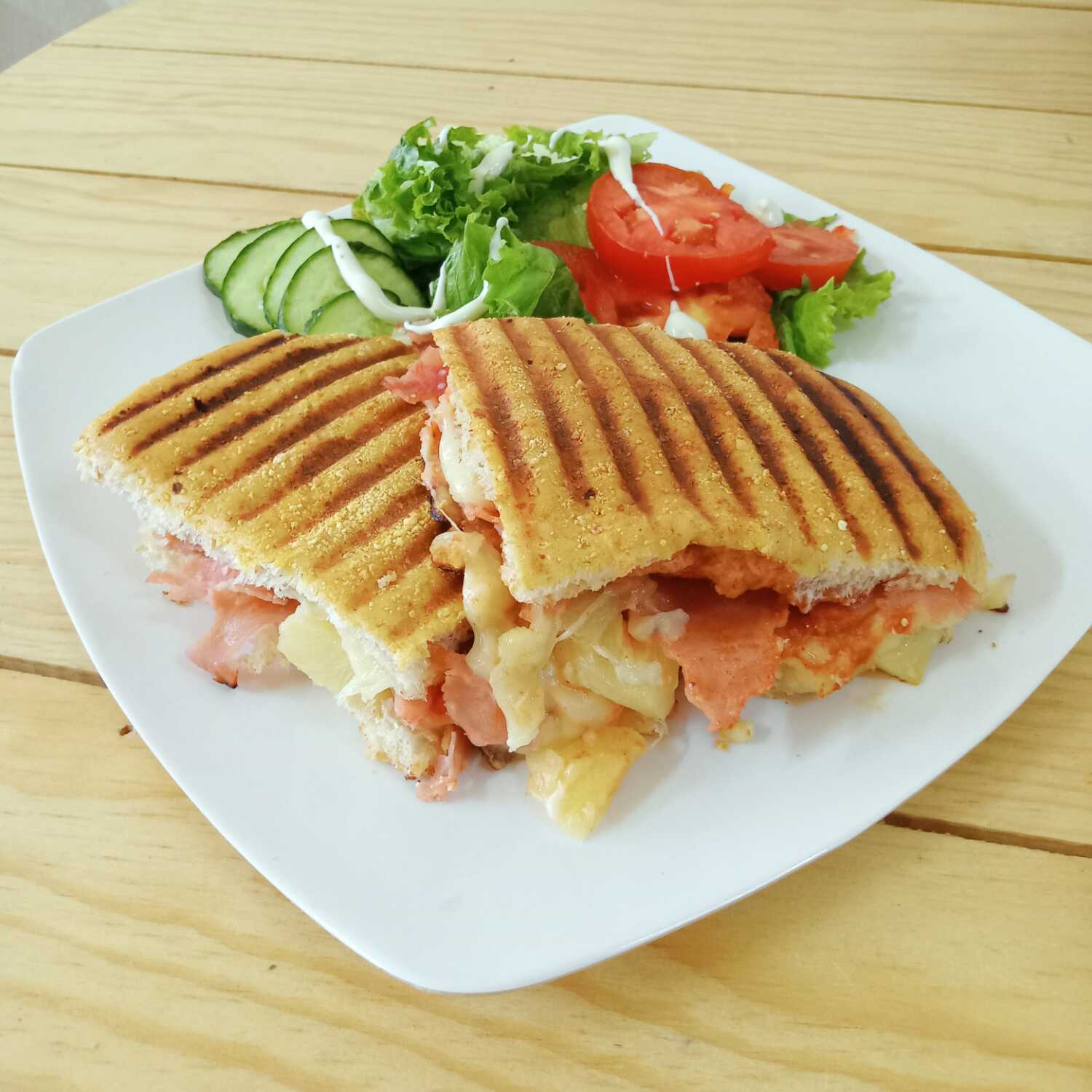 Baguette Hawaiano.