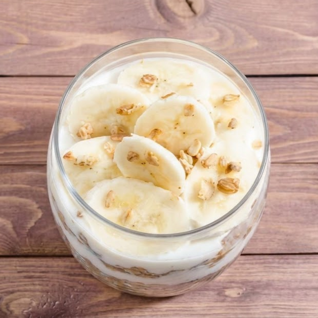 Platano con Yogurt