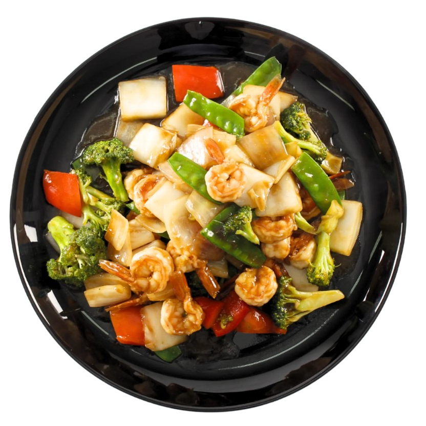 Langostino con Verduras