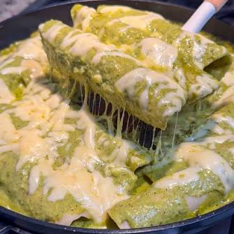 Enchiladas Verdes de QUESO L1JUN