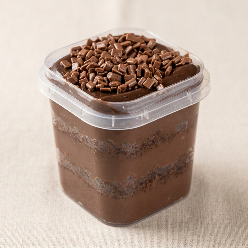 Delicioso bolo no pote de brigadeiro cremoso de belga ,bolo de chocolate bem molhadinho