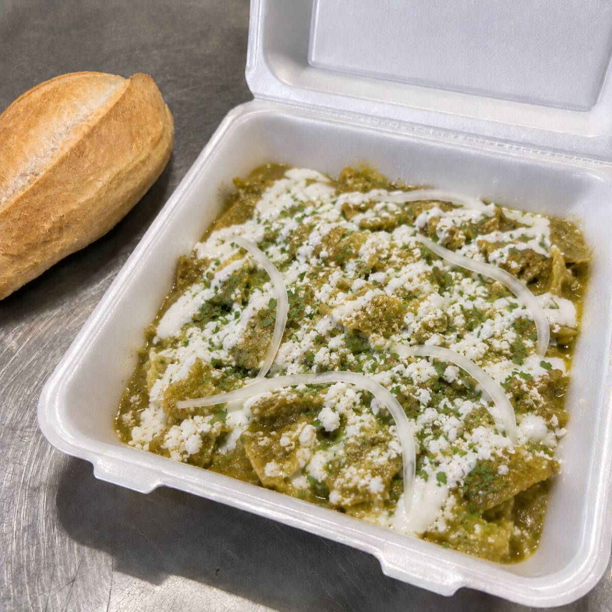Chilaquiles de Maceta Grande Sencillos