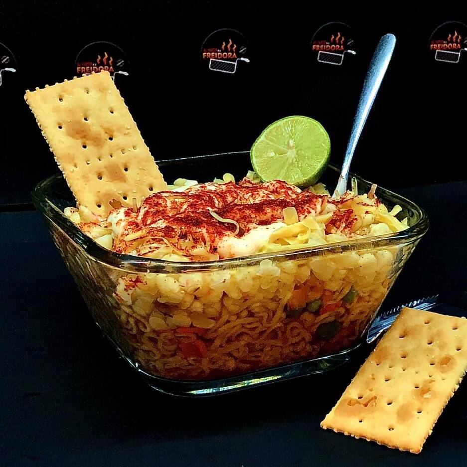 Maruchan Con Esquites y Manchego